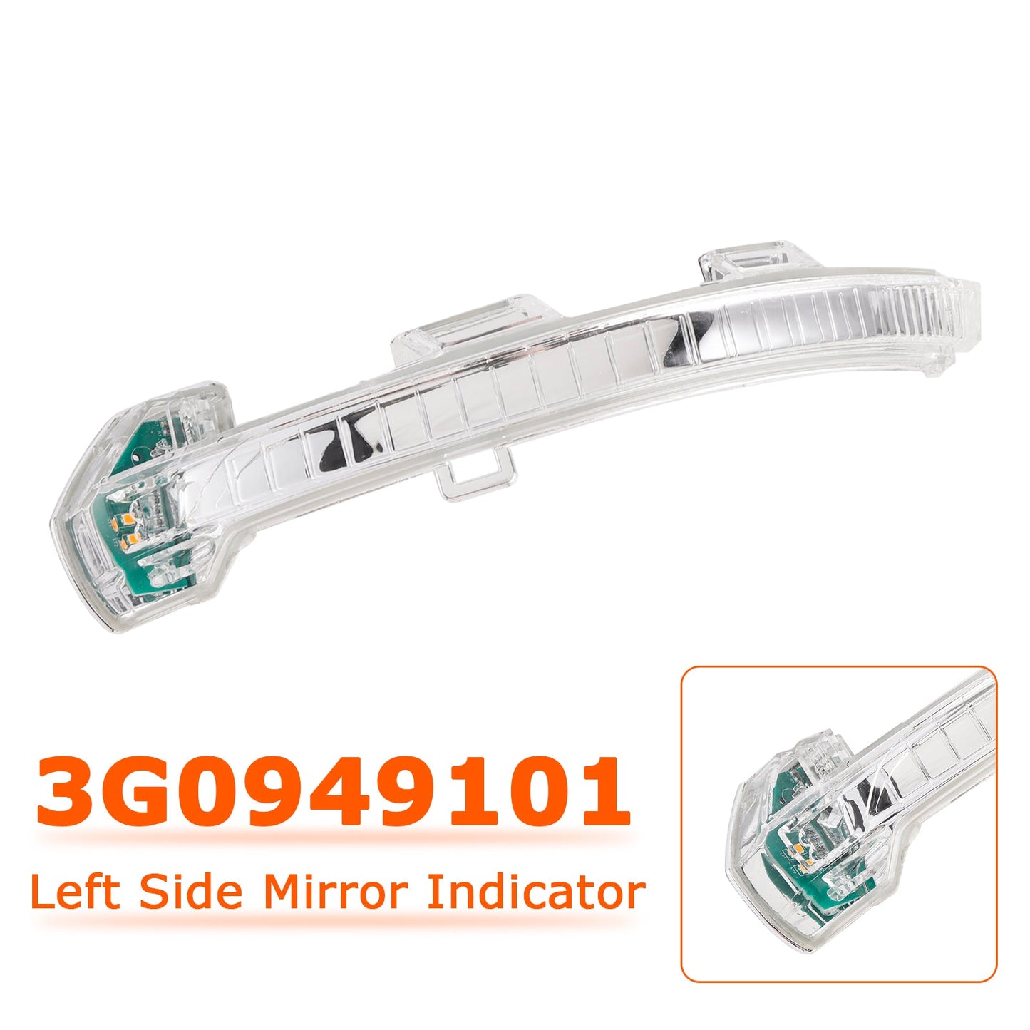 Indicatore di direzione per specchietto retrovisore sinistro per VW Passat B8 2015-2020 3G0949101