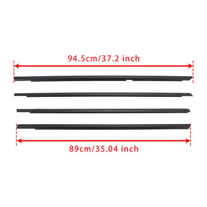 83811-65J00 Per Suzuki Grand Vitara 2009-2013 Guarnizione esterna per cintura in vetro della portiera 4 pezzi