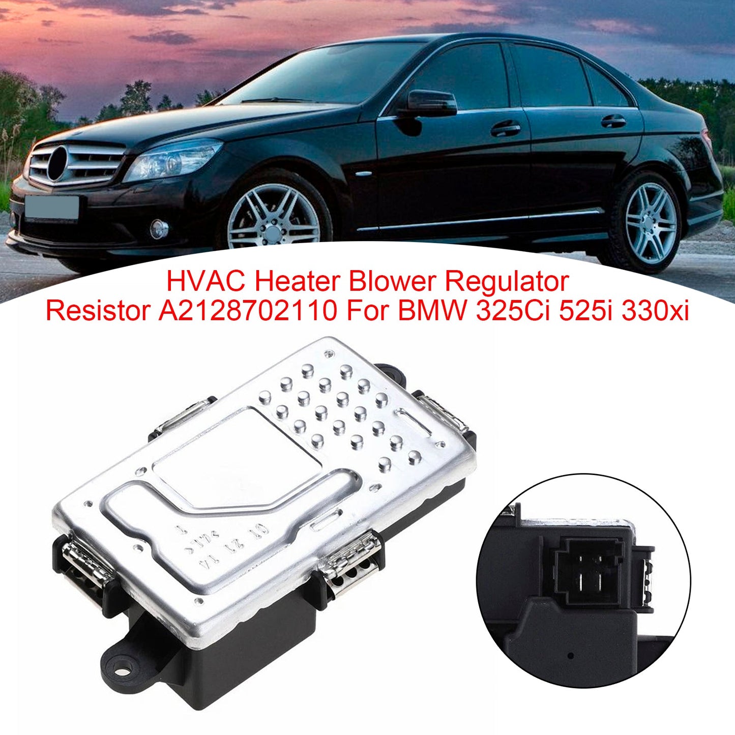 Resistenza regolatore ventola riscaldamento HVAC A2128702110 per Mercedes-Benz W204 W207