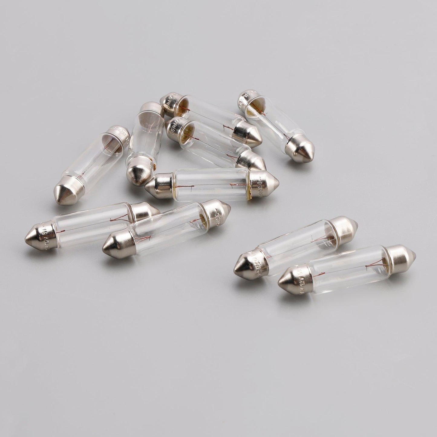 10 lampadine tubolari per auto C5W SV8.5 43MM 6413 12V 5W per OSRAM