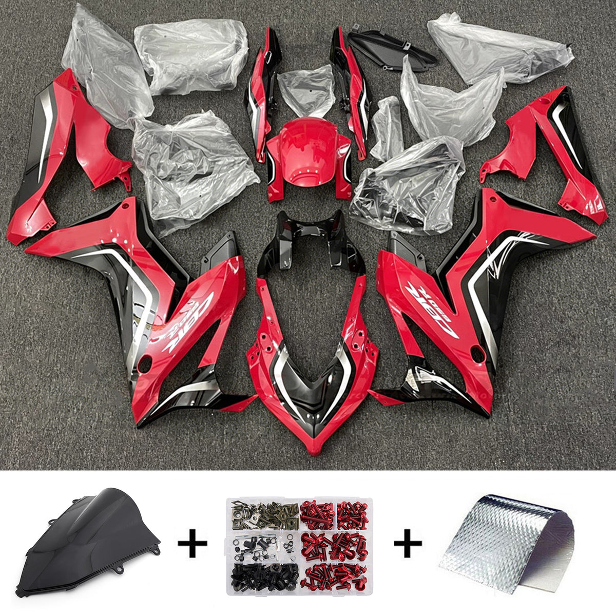 Kit di carene in plastica ABS stampate a iniezione per Honda CBR650R 2021-2023