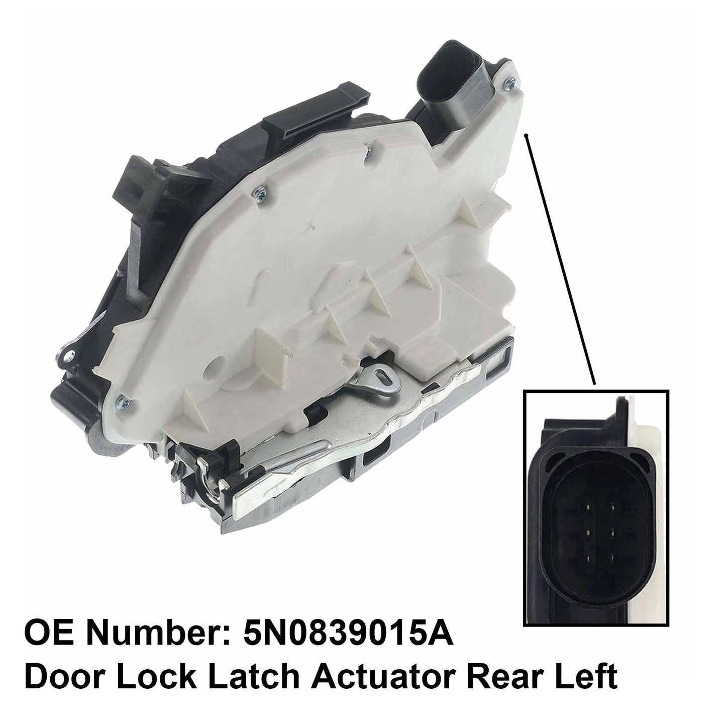 Attuatore serratura porta posteriore sinistra 5N0839015A per VW Tiguan CC Amarok