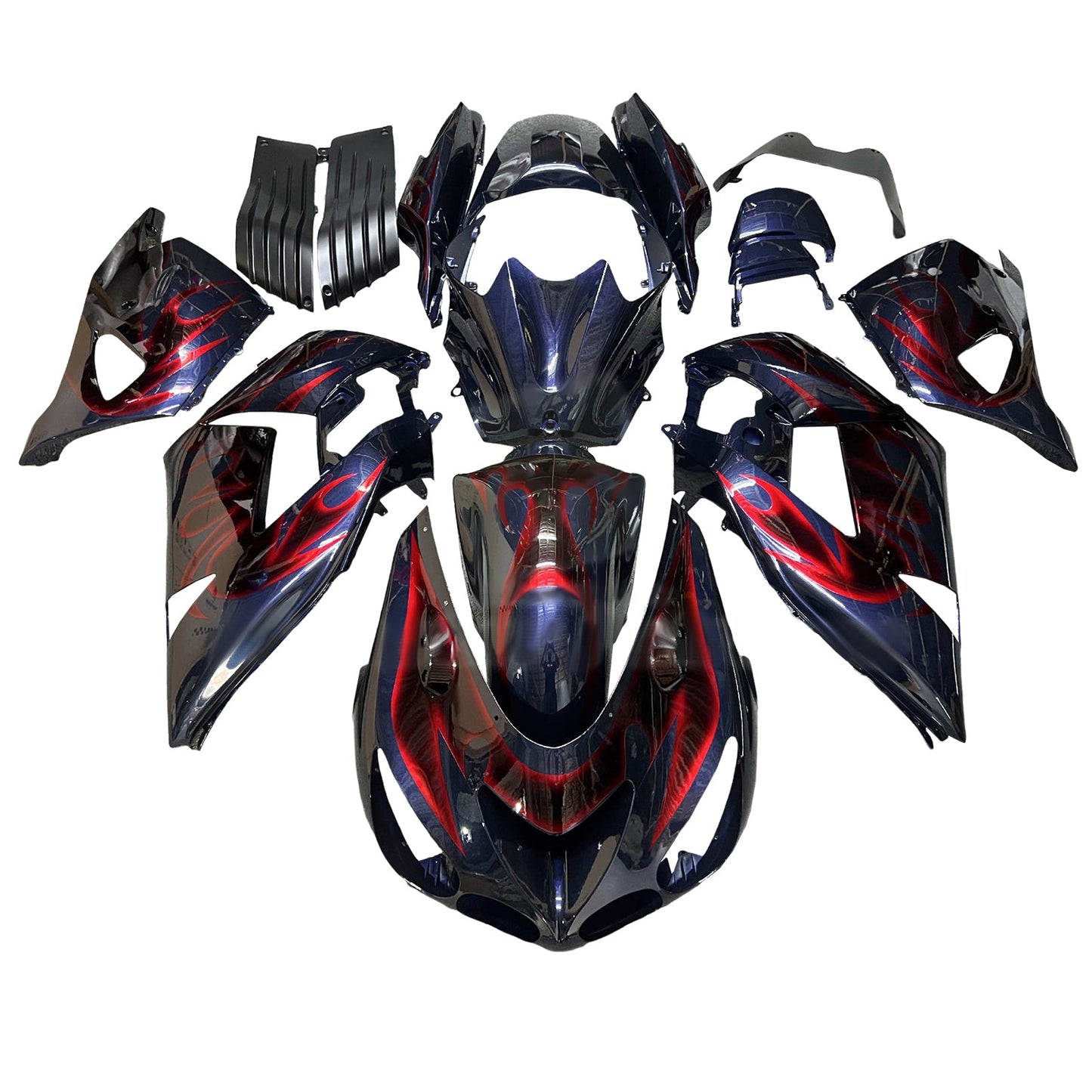 Kit carenatura iniezione adatto per Kawasaki ZX14R ZZR1400 2006-2011