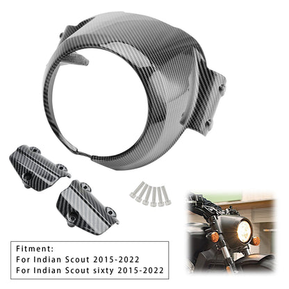 2015-2022 Indian Scout Parabrezza Lunetta del faro Carenatura superiore adatta per