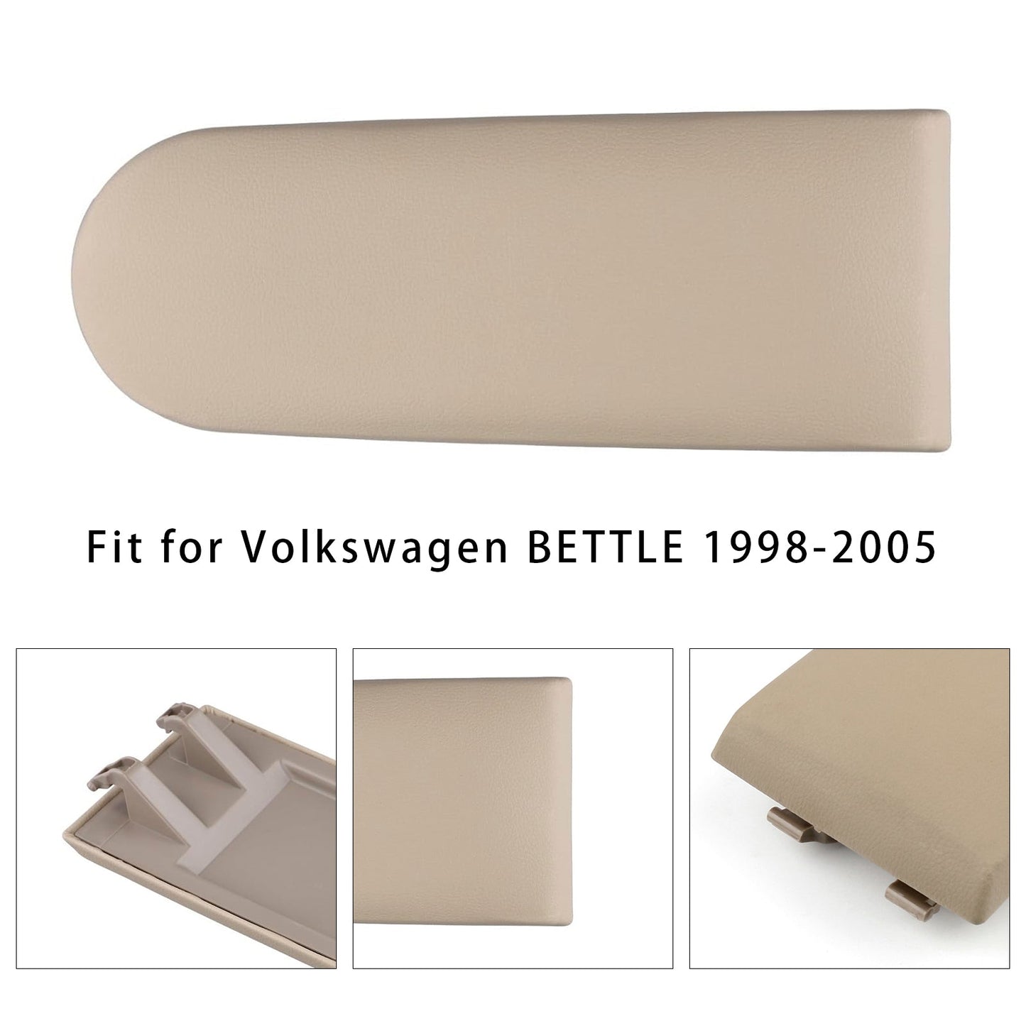Coperchio della console centrale del bracciolo in pelle beige per VW MK4 Jetta Bora Golf 18D867173