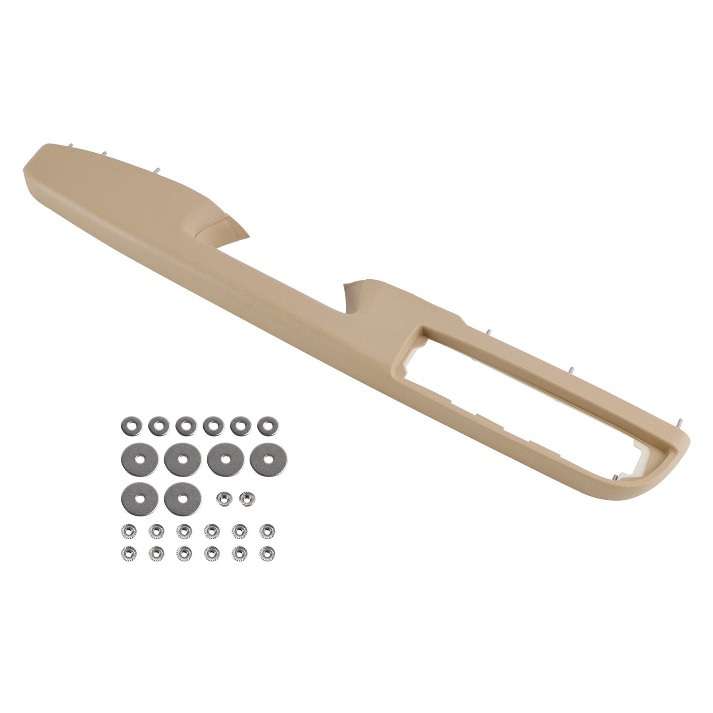 80995 Kit di riparazione del bracciolo della portiera anteriore sinistra marrone chiaro (27 pollici) per Chevrolet/GMC selezionati