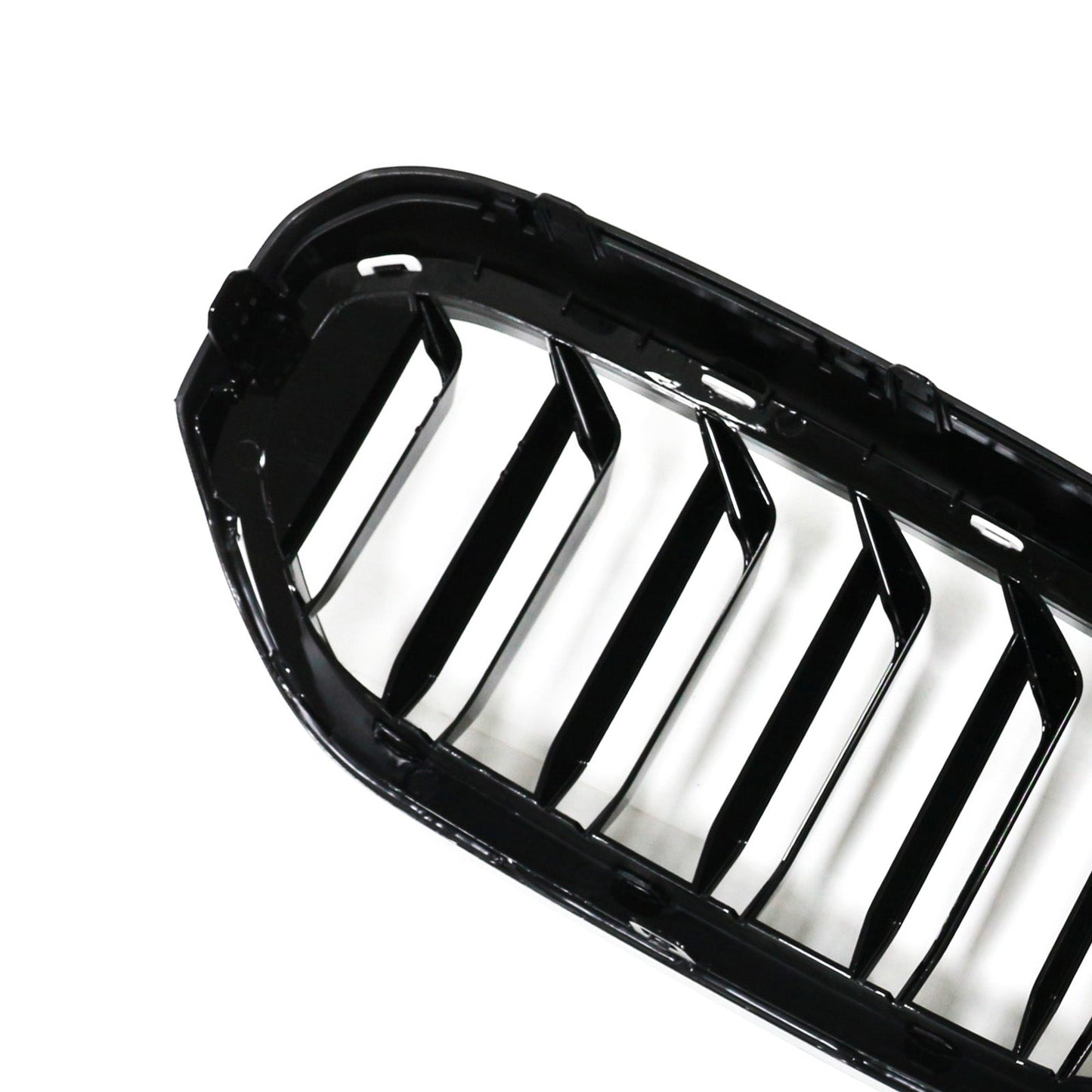 Griglia anteriore a doppio rene nera lucida per BMW Serie 5 G30 G38, adatta ai modelli 2021-2024.