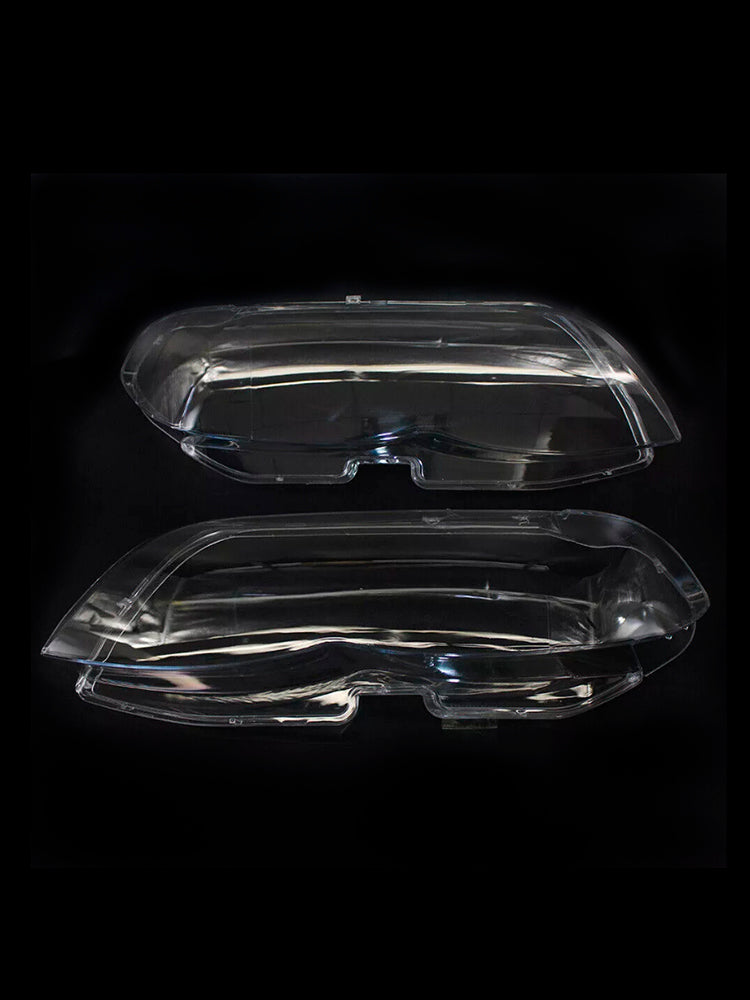 Copertura trasparente in vetro per fari anteriori BMW X5 E53 2004-2006