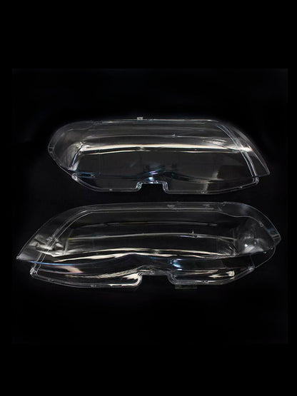 Copertura trasparente in vetro per fari anteriori BMW X5 E53 2004-2006