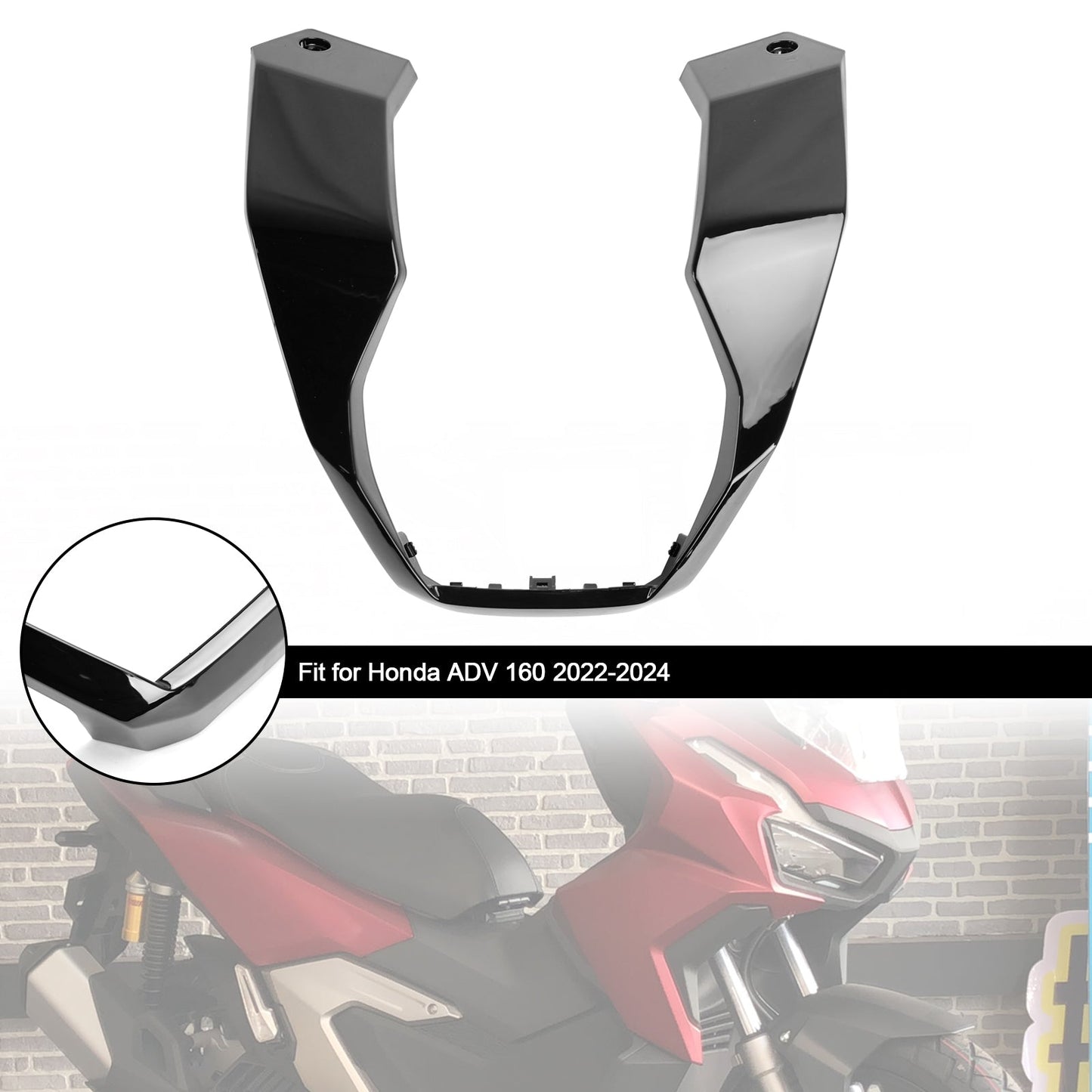 2023-2024 Honda ADV 160 Manubrio Driver Coperchio inferiore scatola centrale Carenatura