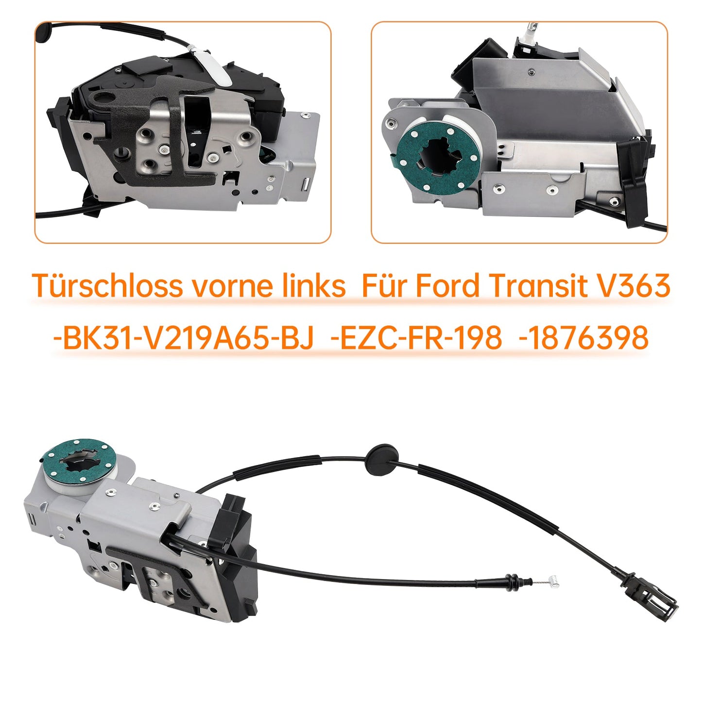 2022/03-2025/12 Ford Transit V363 Kasten FCD, FDD E-Transit Serratura porta anteriore sinistra BK31-V219A65-BJ
