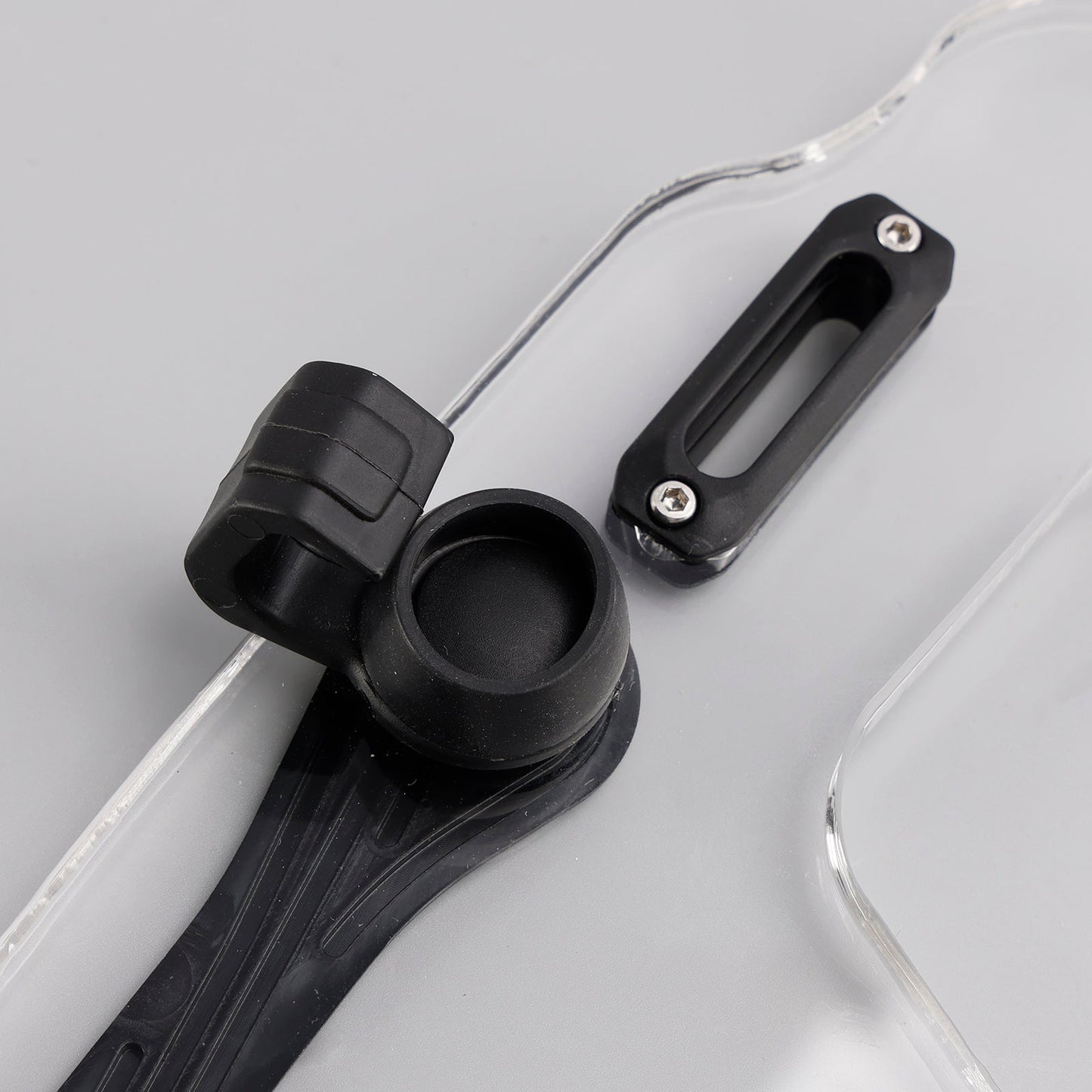 Portapacchi aggiuntivo per bauletto per BMW K1600 GTL GT 2011-2024 trasparente