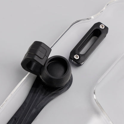 Portapacchi aggiuntivo per bauletto per BMW K1600 GTL GT 2011-2024 trasparente