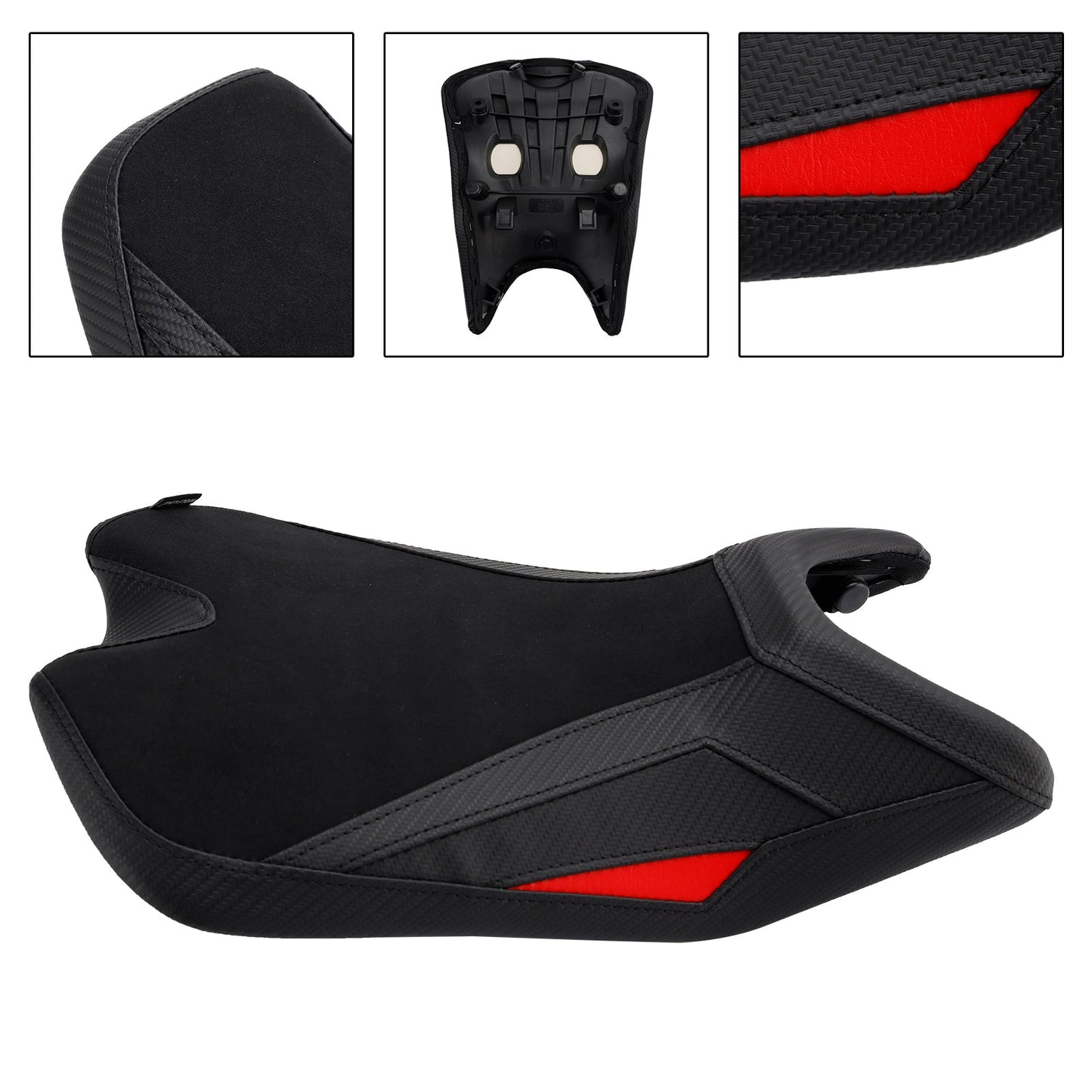 Sella passeggero anteriore inferiore per Aprilia Rs457 2024-2025, verde