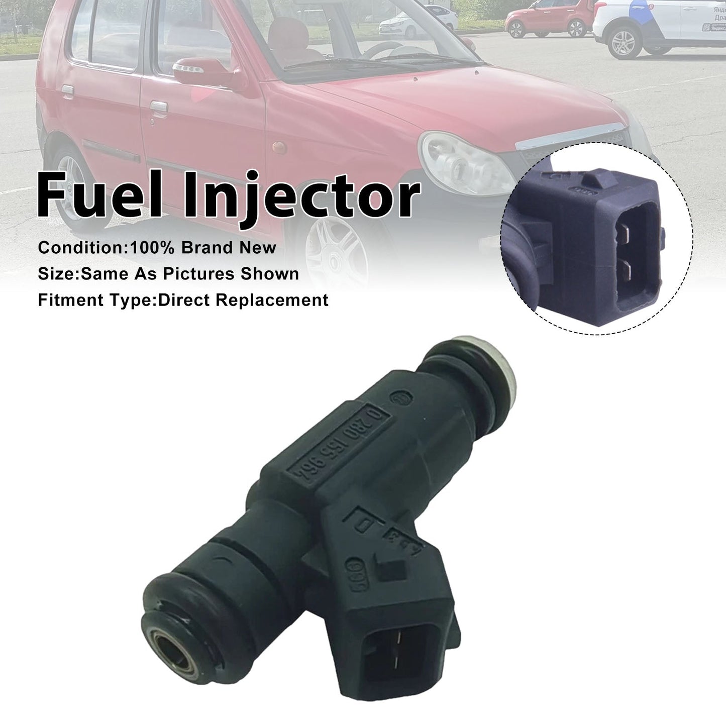 1 iniettore di carburante per Chana Pickup 2007 e Chery QQ 2003 0280155964