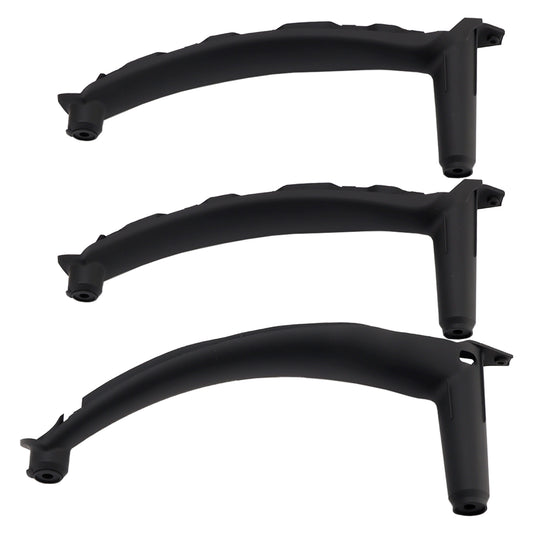 3 pz RHD Pannello Interno Della Porta Maniglia Tirare Trim Copertura Per BMW E70 X5 E71 X6 07-14