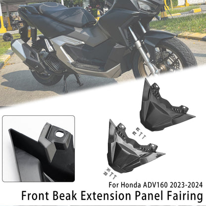 Estensione del becco anteriore Honda ADV 160 2023-2024, pannello del muso, carenatura