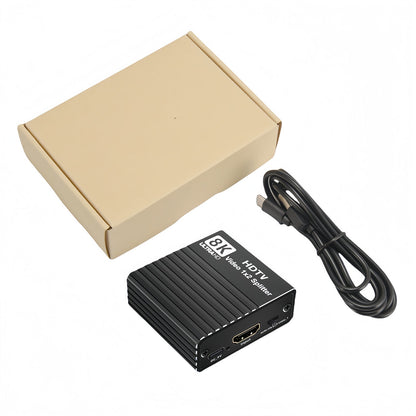 Splitter HDMI 8K 1 a 2 HD2.1 8K60hz/4K120hz/1080P240hz con EDID Splitter 1x2