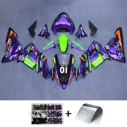 Kit carenatura iniezione in plastica ABS adatto per Kawasaki ZX10R 2004-2005
