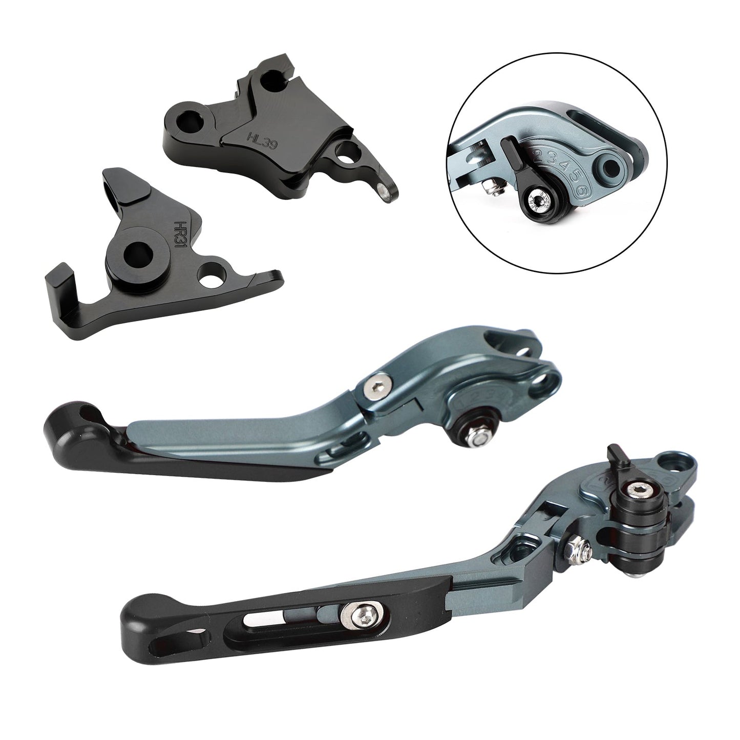Leva freno frizione regolabile adatta per CFMOTO 450SS 450SR 21-23 450NK 23-24