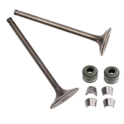 KIT VALVOLE DI ASPIRAZIONE E SCARICO PER MOTO DA CROSS CG200 GS200 POCKET MIKE ATV QUAD