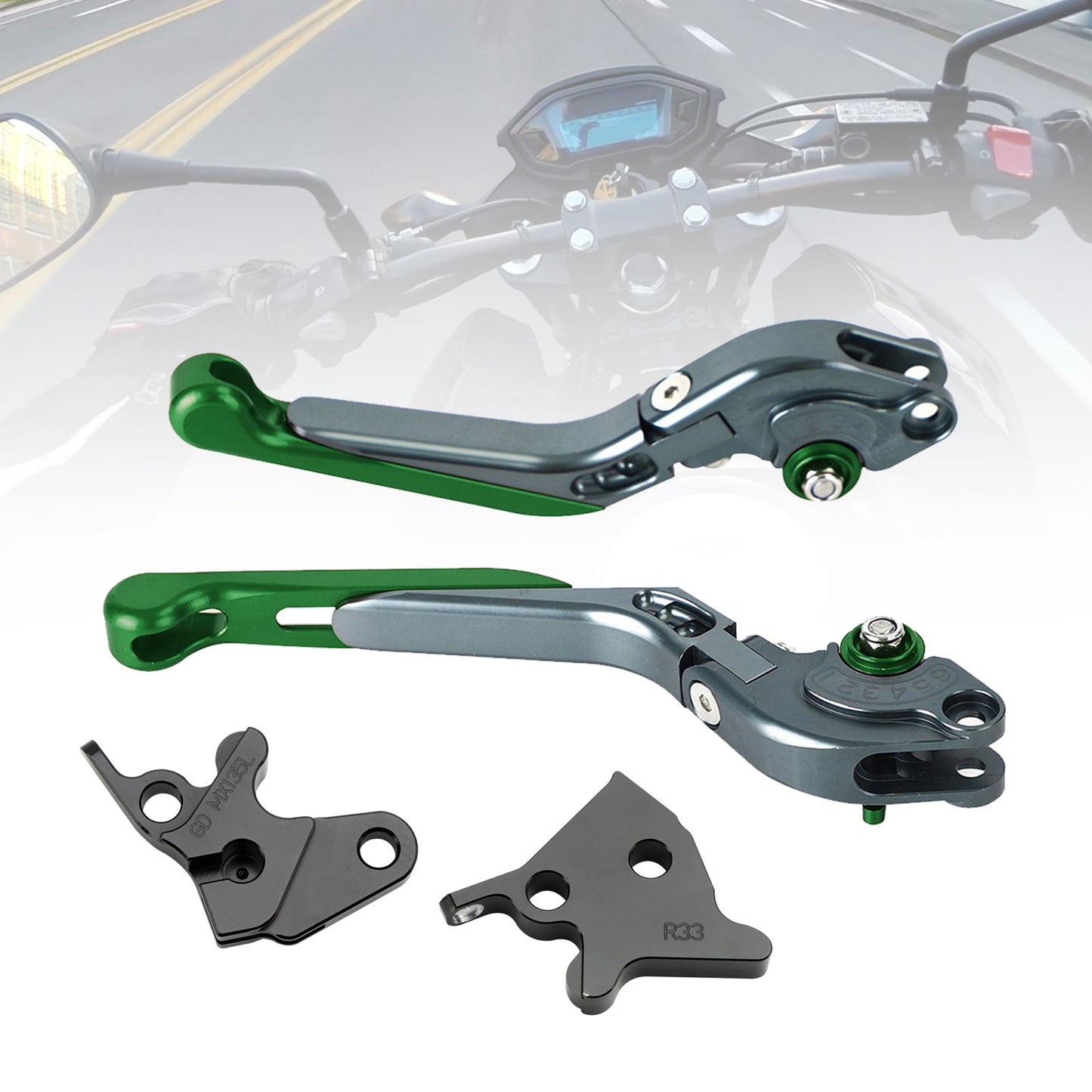 Leva freno frizione regolabile YAMAHA YBR125 2005-2014
