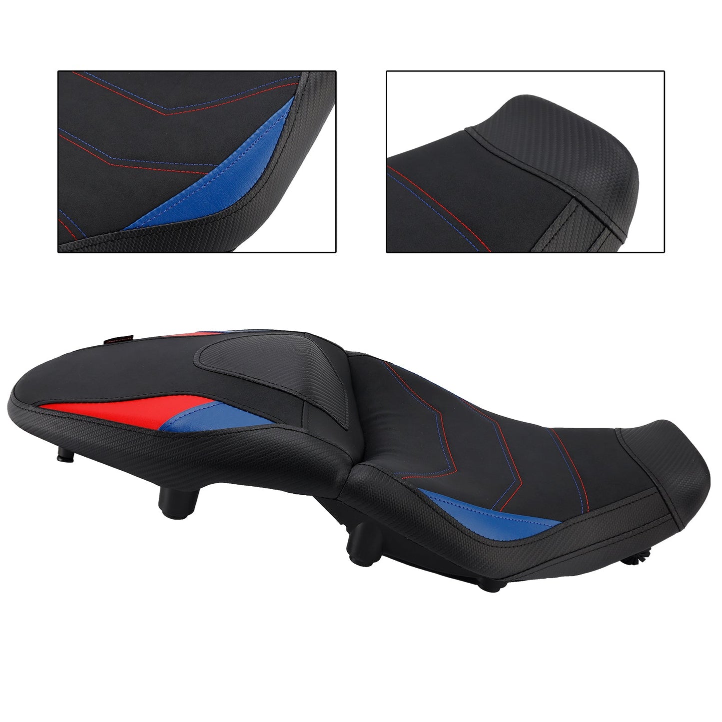 Sedile passeggero anteriore posteriore conducente +20 mm nero adatto per Bmw S1000Xr 20-26 M1000Xr nero