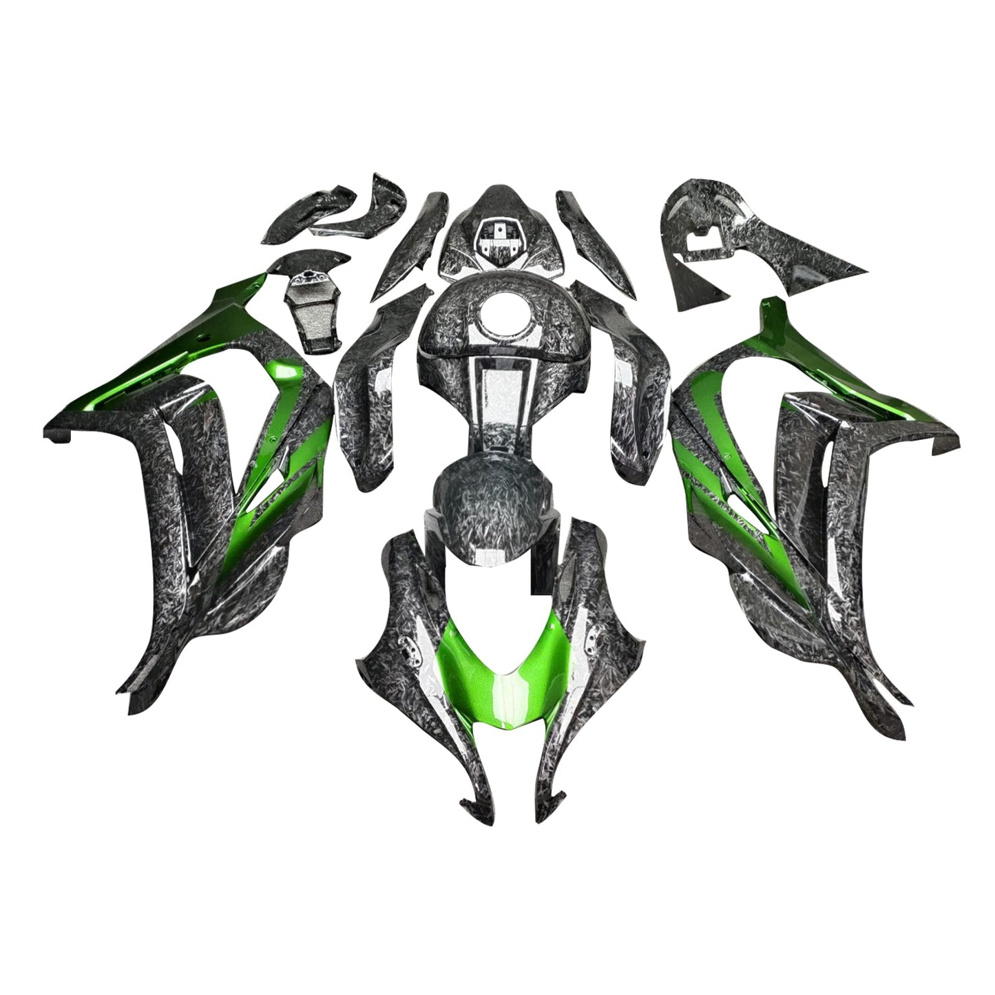 Kit carenatura iniezione in plastica ABS adatto per Kawasaki ZX10R 2016-2020