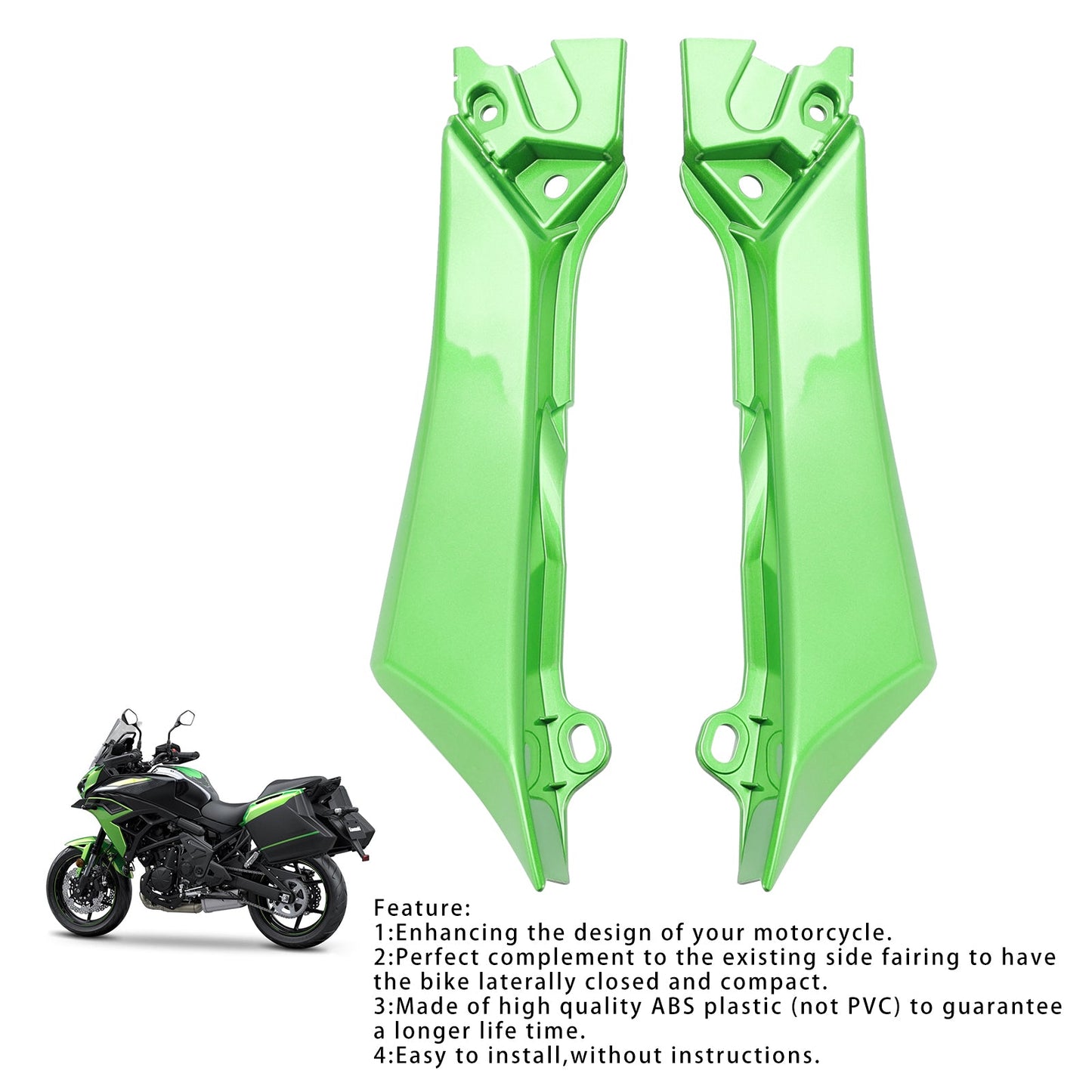 Pannello carenatura laterale per sedile Kawasaki Versys 650 KLE650 2022-2024