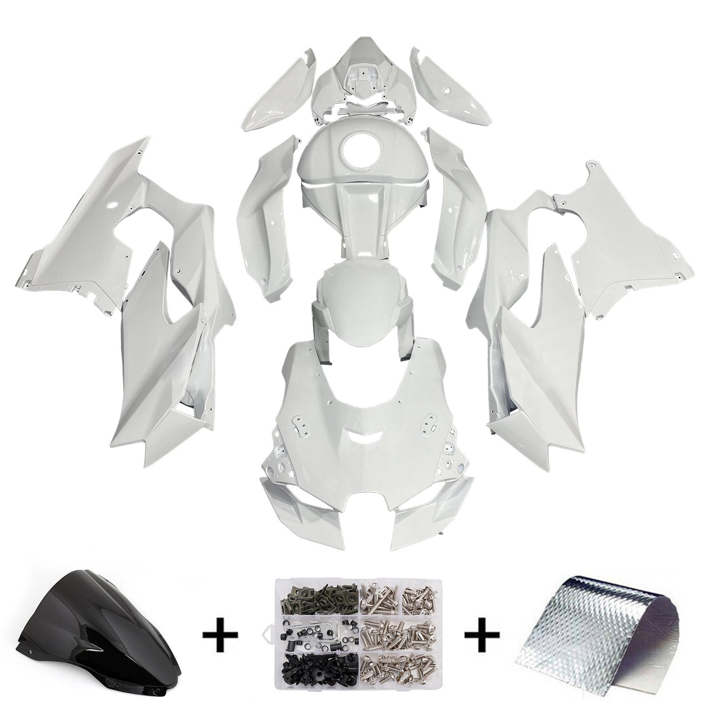 Kit carenatura iniezione ABS adatto per Kawasaki ZX-10R ZX-10RR 2021-2025