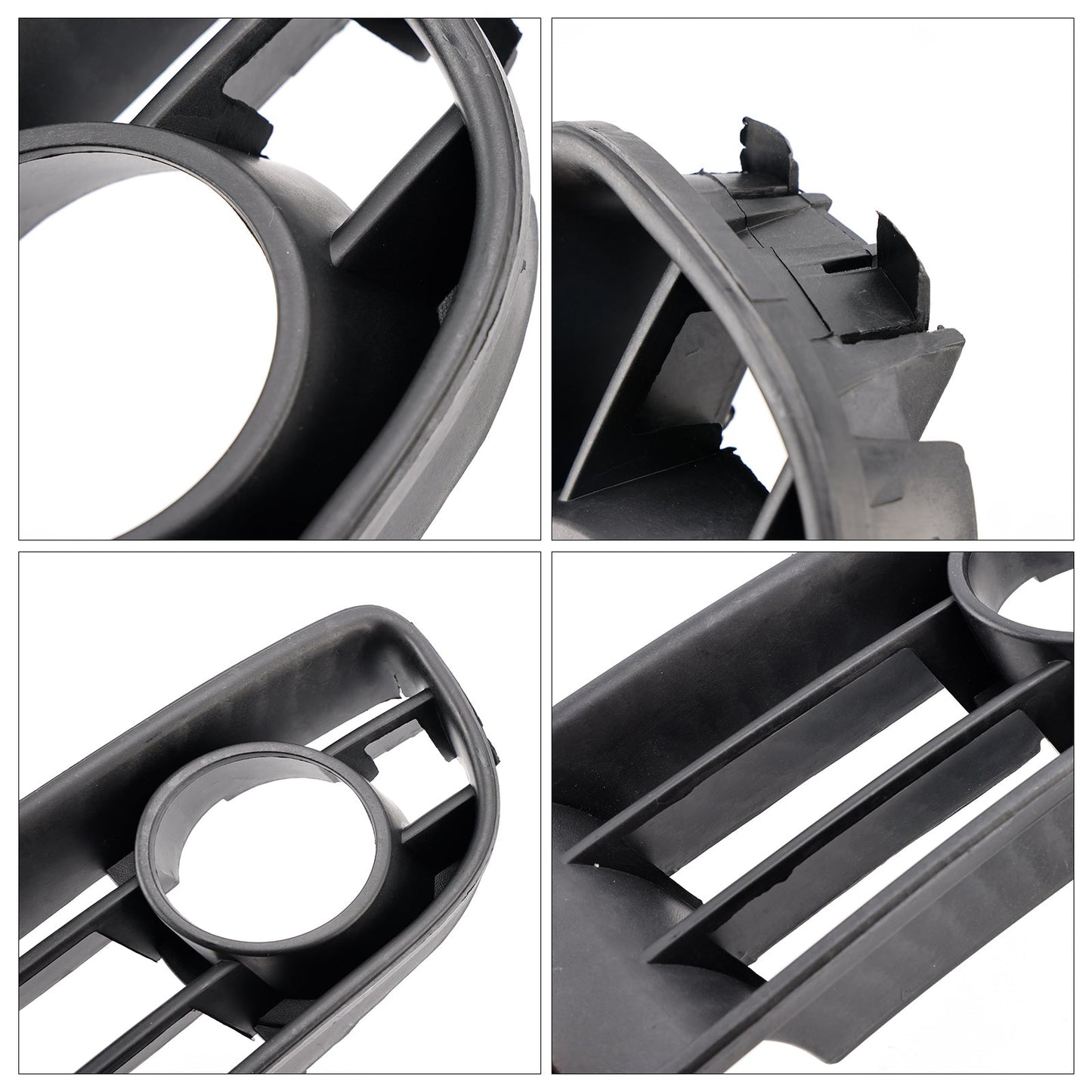 Griglia di copertura fendinebbia inferiore anteriore 2 pezzi per Volkswagen VW Polo 2002-2005