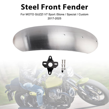 Parafango anteriore in acciaio compatibile con MOTO GUZZI V7 Stone Special 2017-2025