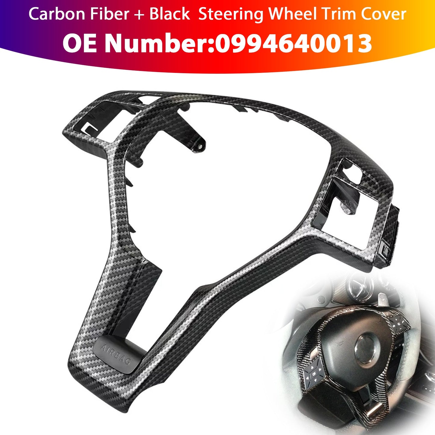 Rivestimento del volante 0994640013 per Mercedes Benz Classe C W204 C63 AMG