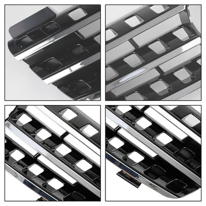 Per Mercedes Classe ML W164 2005-2008 Griglia anteriore cromata/nera