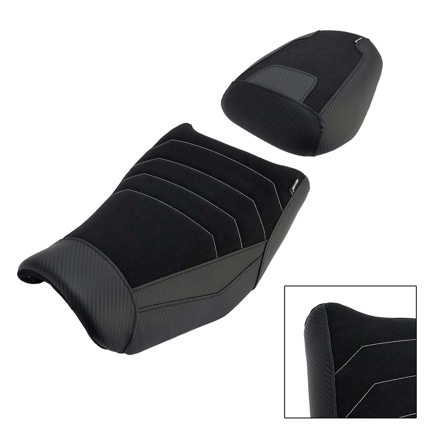 Kit di sedili posteriori neri per conducente e passeggero per Suzuki V-Strom 250Sx 2024-2025.