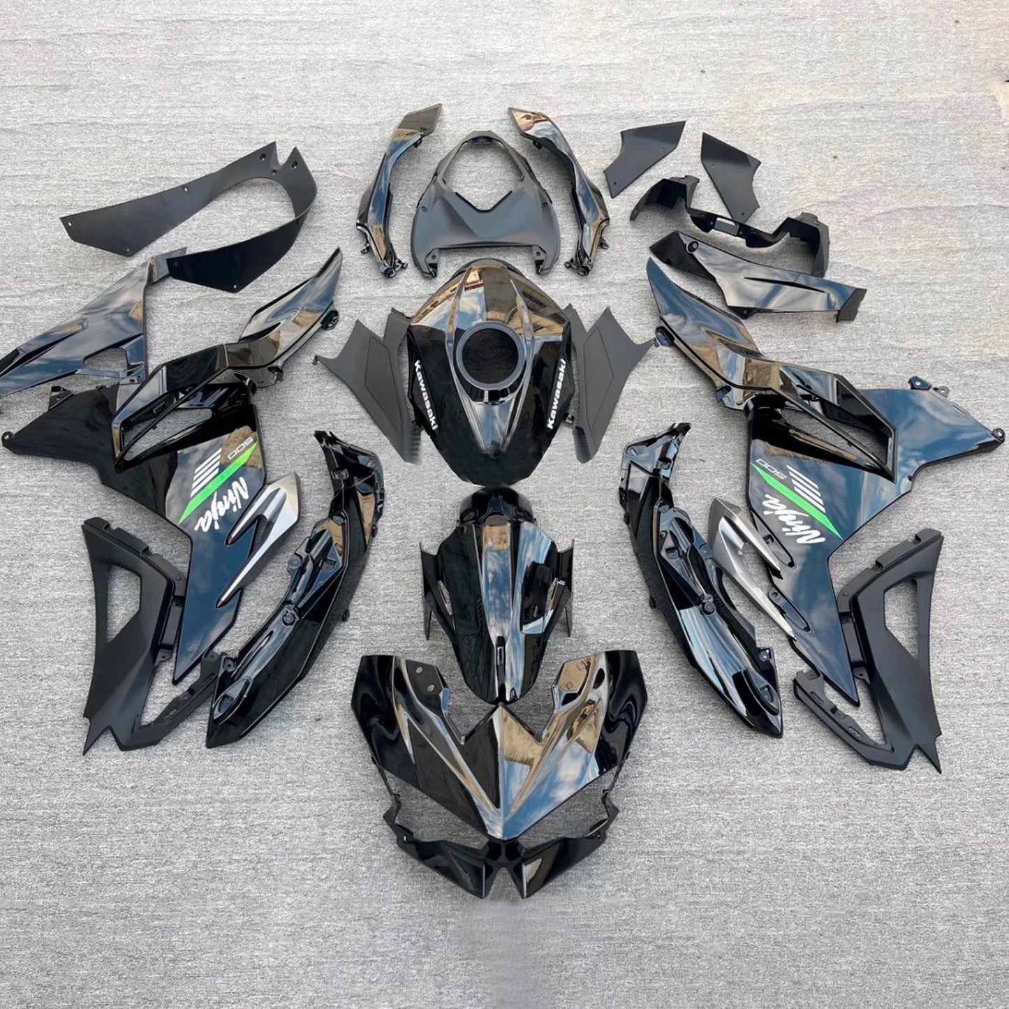 Kit carenatura iniezione ABS adatto per Kawasaki Ninja 500 2024-2026