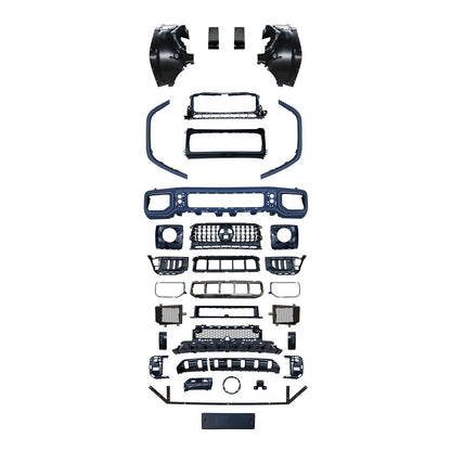 Kit carrozzeria e paraurti in stile G63 AMG per Mercedes Benz Classe G W465 (modelli dal 2025 in poi).
