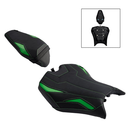 2025 - Cuscino posteriore per sedile conducente e passeggero per Kawasaki Ninja Z900 Zr900-F, colore verde.