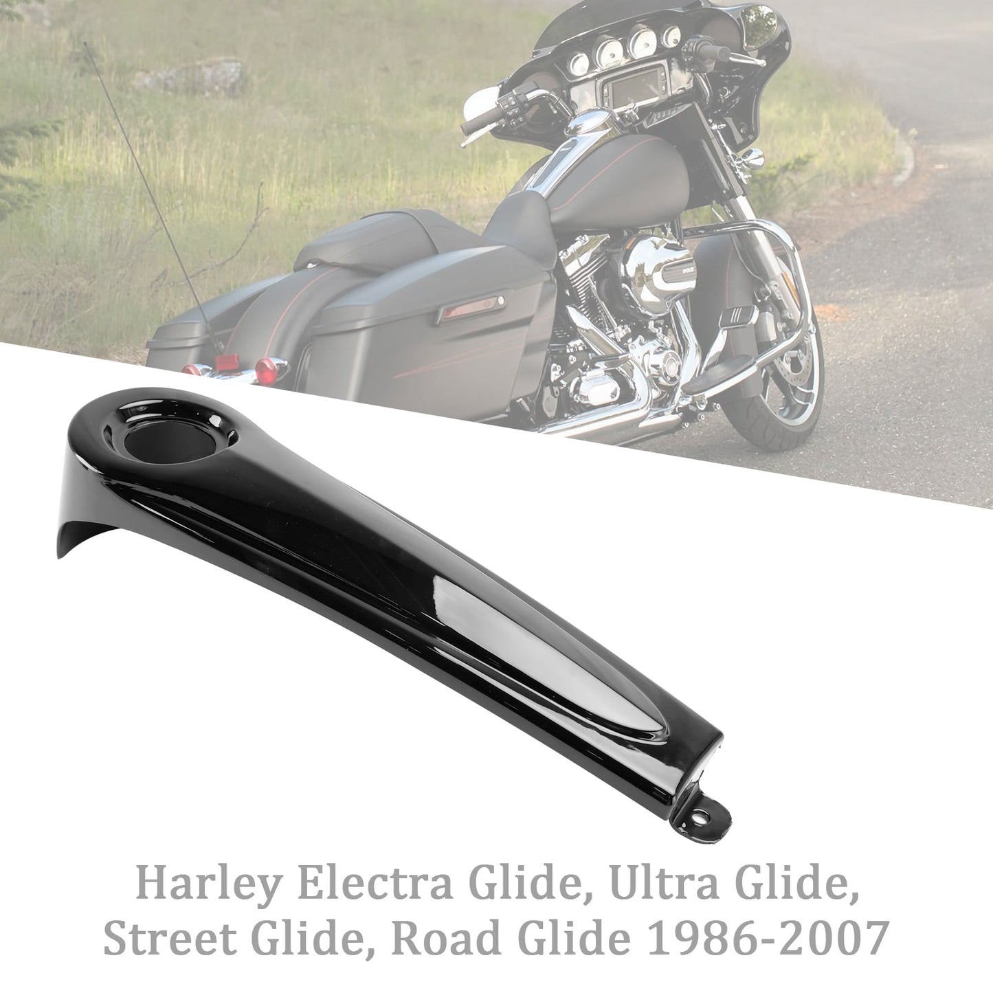 1986-2007 Harley Electra Glide, Ultra Glide, Street Glide, Road Glide Pannello di copertura del tappo del serbatoio Carenatura