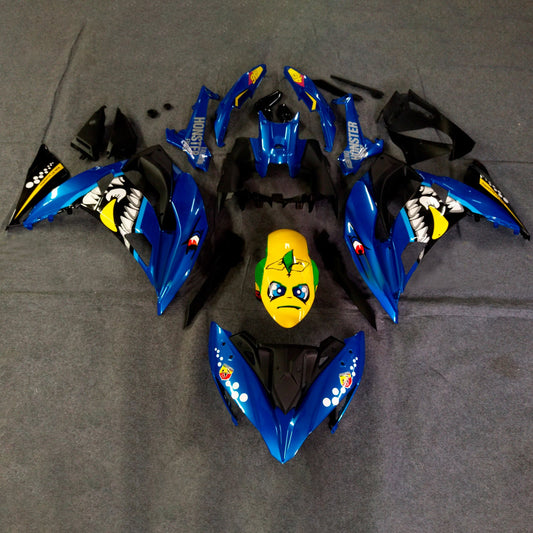 Kit carenatura iniezione in plastica ABS adatto per Kawasaki ER-6F Ninja650R 2017-2019