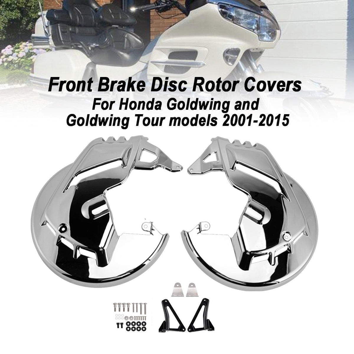 Coperture per dischi freno anteriori per Honda Goldwing GL1800 F6B 01-15