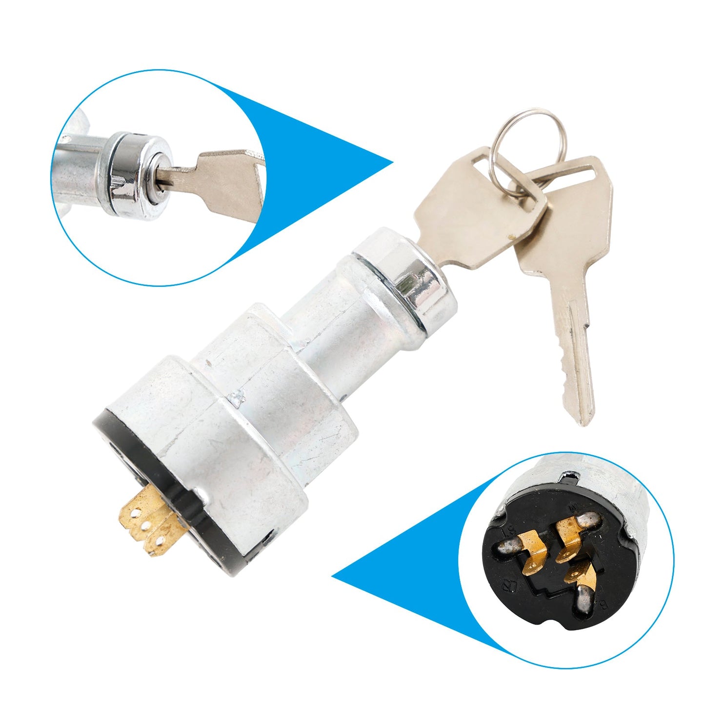 Interruttore di accensione per carrello elevatore Toyota con chiavi 57510-23000-71 57510-2300071