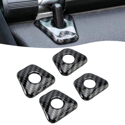 Cornice di bloccaggio del bullone interno della portiera in fibra di carbonio per BMW Serie 5 G30 2018-2022