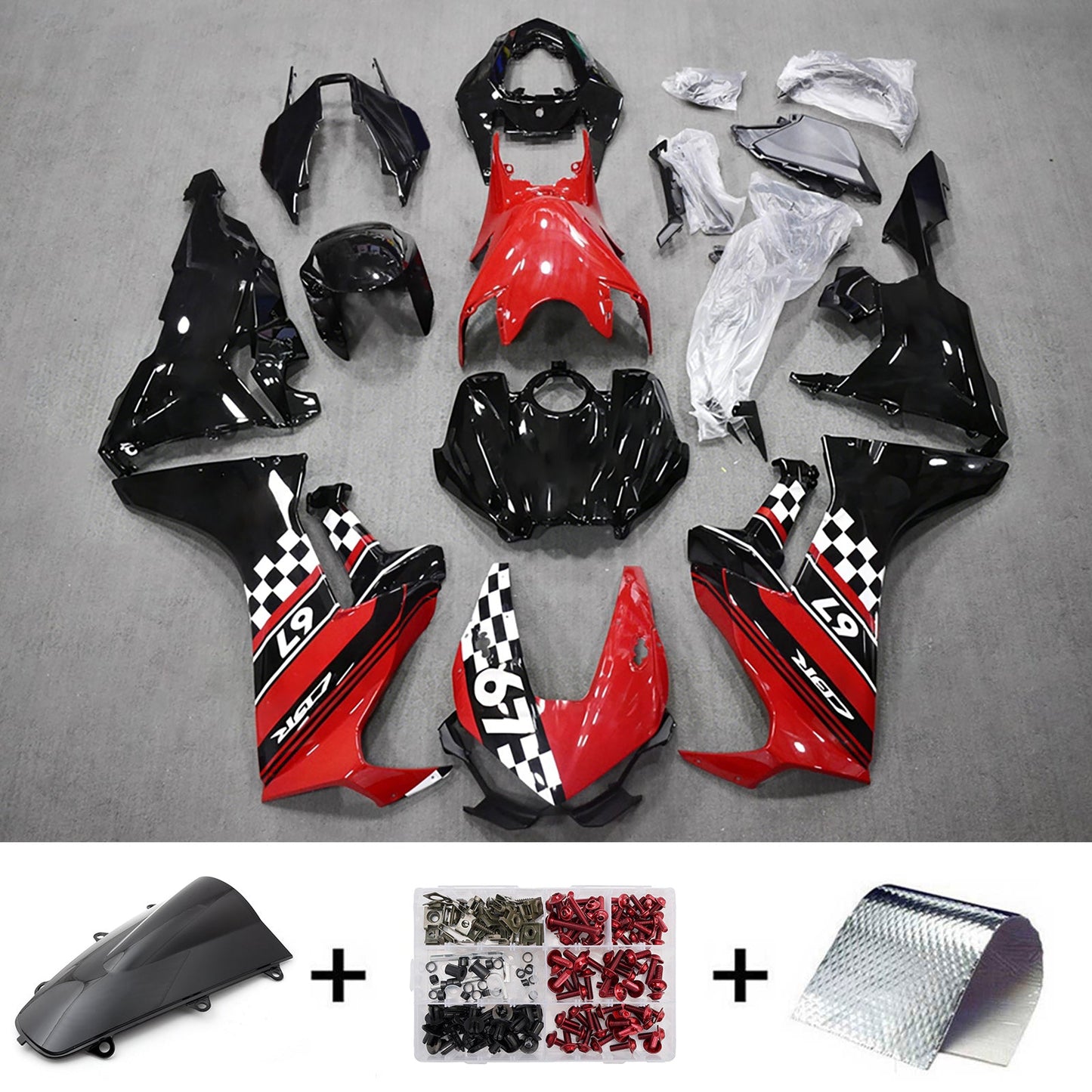 Kit di carene in plastica ABS stampate a iniezione per Honda CBR1000RR 2017-2025