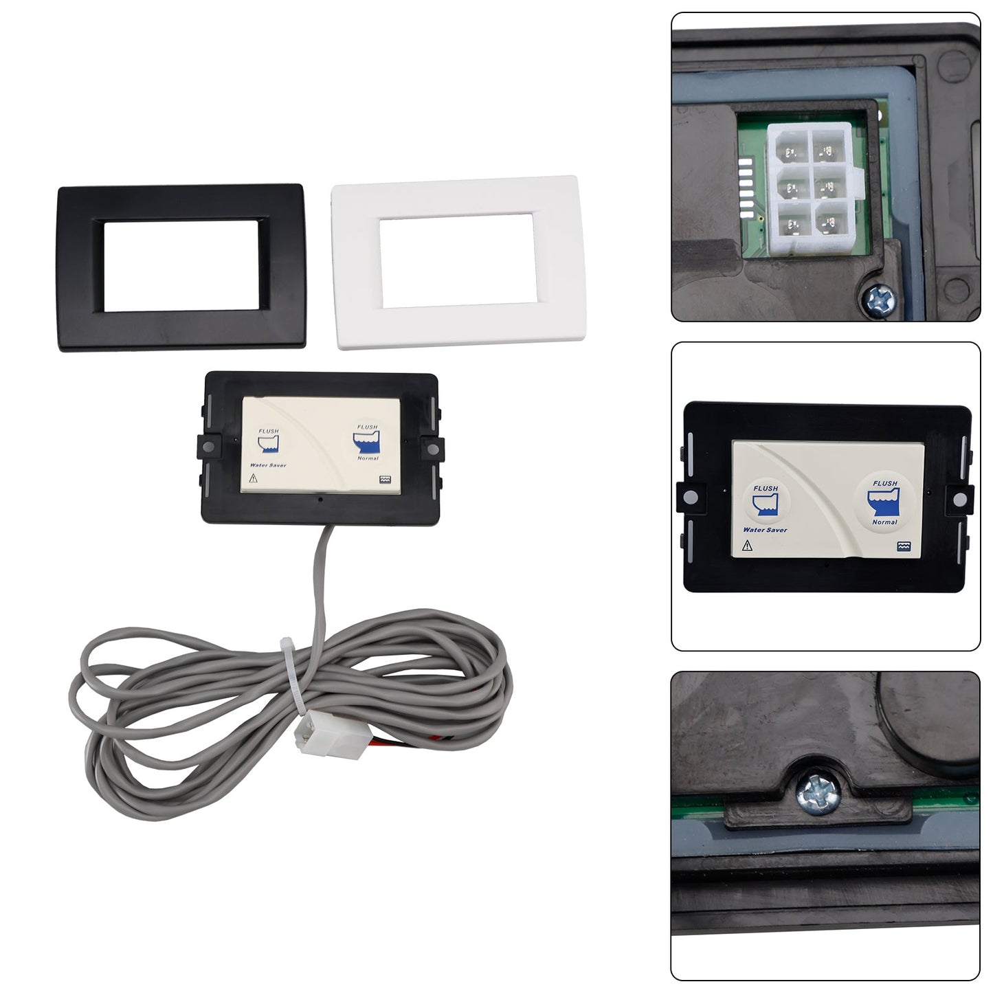 36387 Interruttore a parete per WC Tecma RV Silence Plus - Interruttore a parete a 2 pulsanti