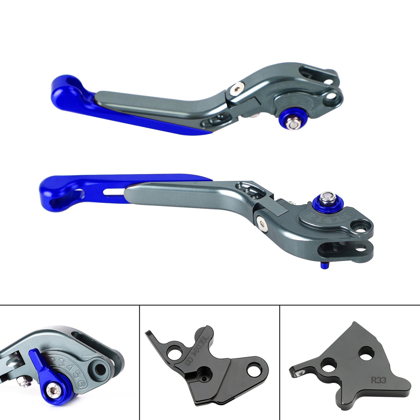 Leva freno frizione regolabile YAMAHA YBR125 2005-2014