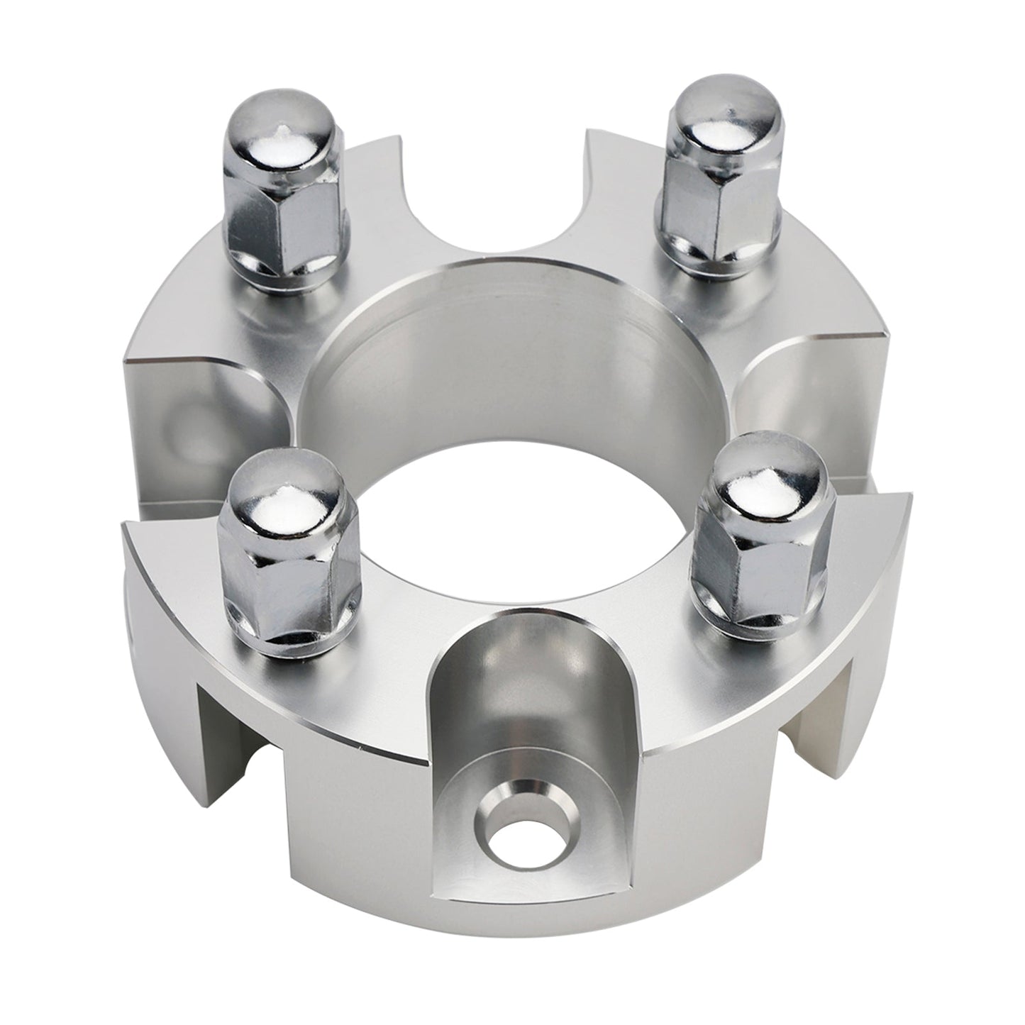 Kit distanziali per ruote Yamaha Club Car Ezgo da 2"" con cavo per carrelli da golf, dadi ruota argento