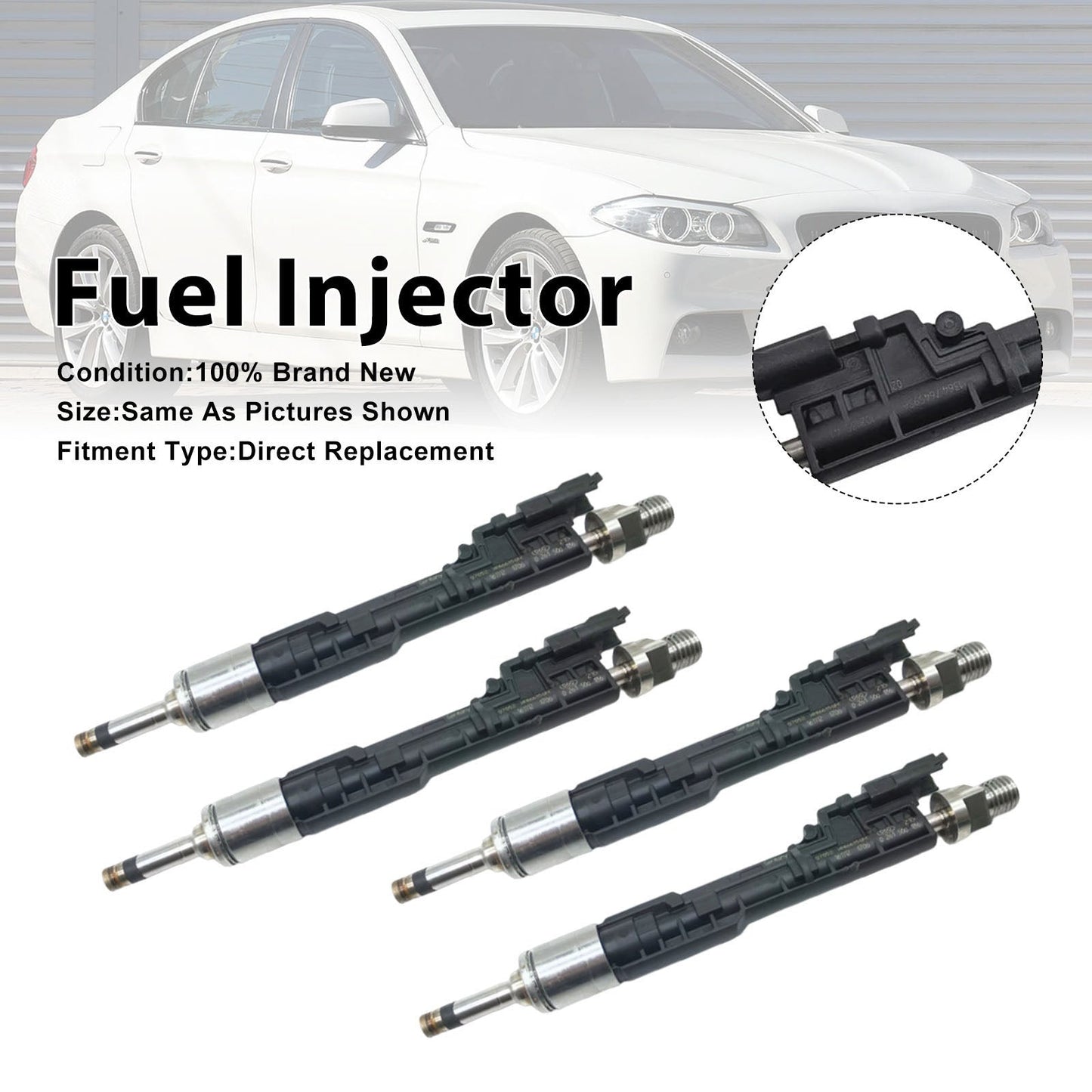 2011-2016 Per BMW Serie 5 F10 M5 / M5 Competition / M5 30th Anniversary 4.4L V8 4 pezzi Iniettori di carburante 13537645956