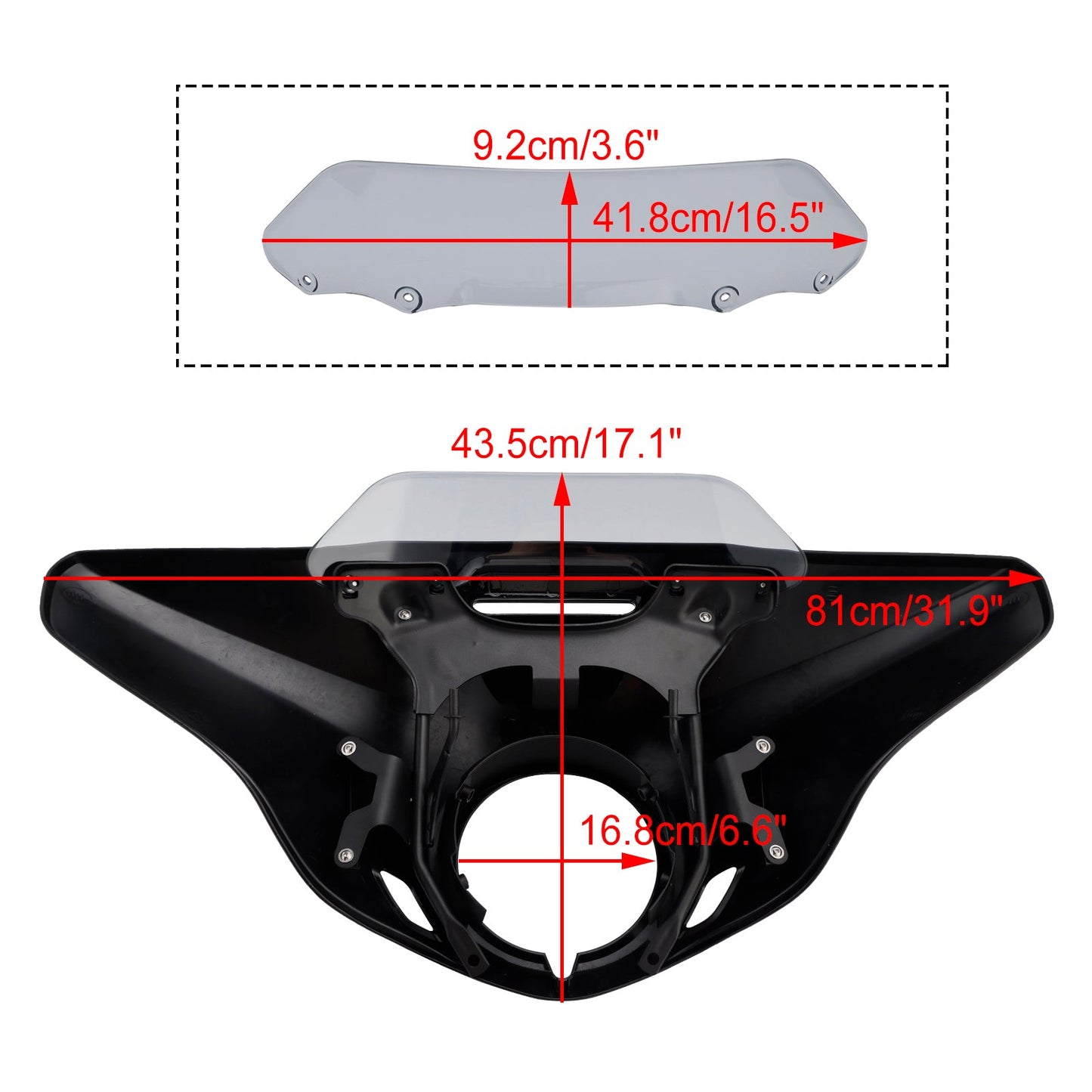 Parabrezza per HONDA CM1100 2021-2024, copertura per cupolino