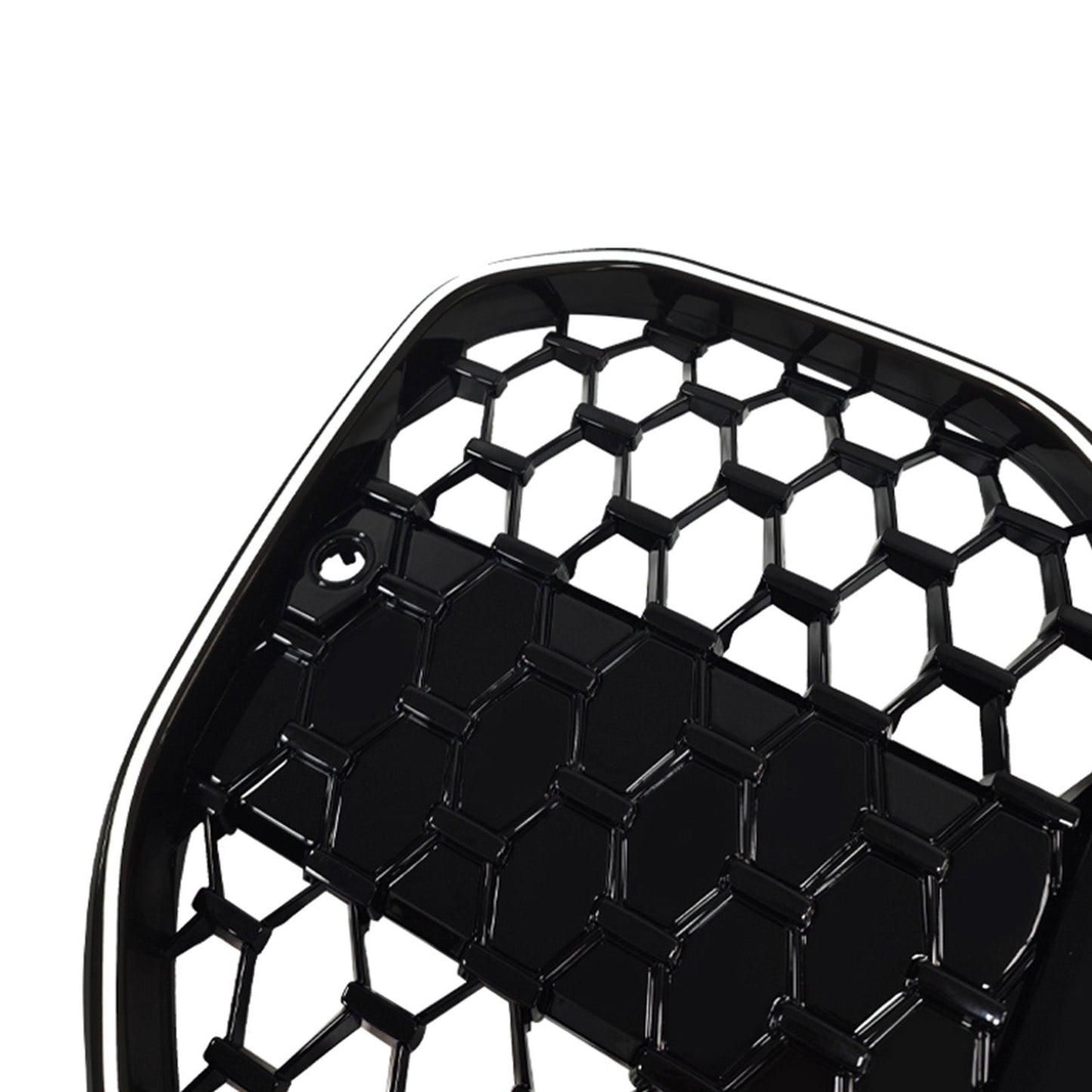 Griglia paraurti anteriore nera per BMW Serie 4 G22 G23 G82 senza ACC, compatibile con i modelli 2020-2025.